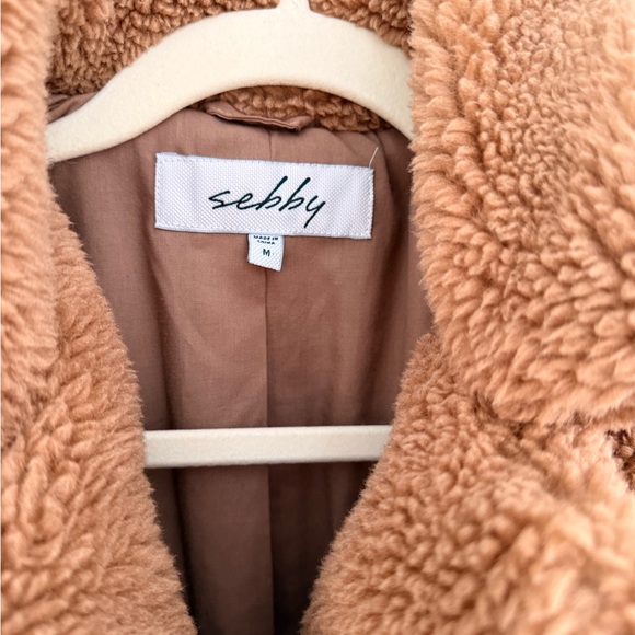 Cozy Tan Teddy Coat - Picture 2 of 5